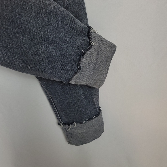 RTA Nova Road to Awe Slim Boyfriend Style- Cuffed Skinny Jeans Black Fog Sz29 - Picture 3 of 7